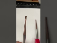 4.0 मिमी ठोस कार्बाइड कॉपर बॉल नाक अंत मिल TiCN लेपित सीएनसी मिलिंग कटर उत्कीर्णन बिट